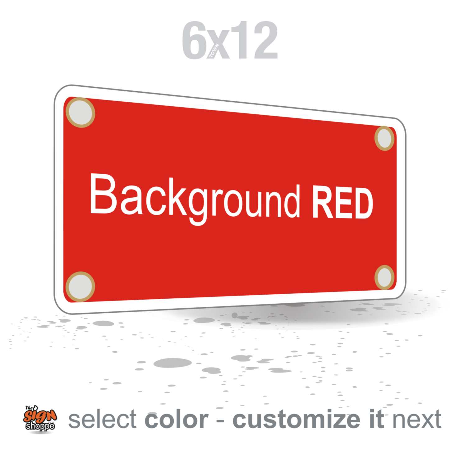 6x12 Riders red - The Sign Shoppe